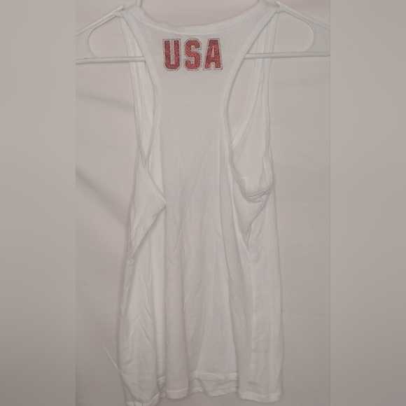 PINK, Victoria's Secret, White, Size XS Tank Top - Picture 2 of 3
